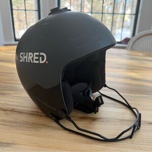 Shred junior Black Ski Helmet